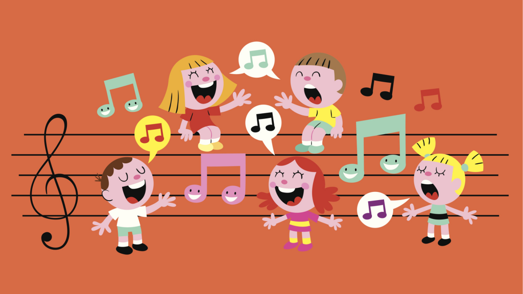 Let’s sing together!:  Vocabulary and expressions for beginners